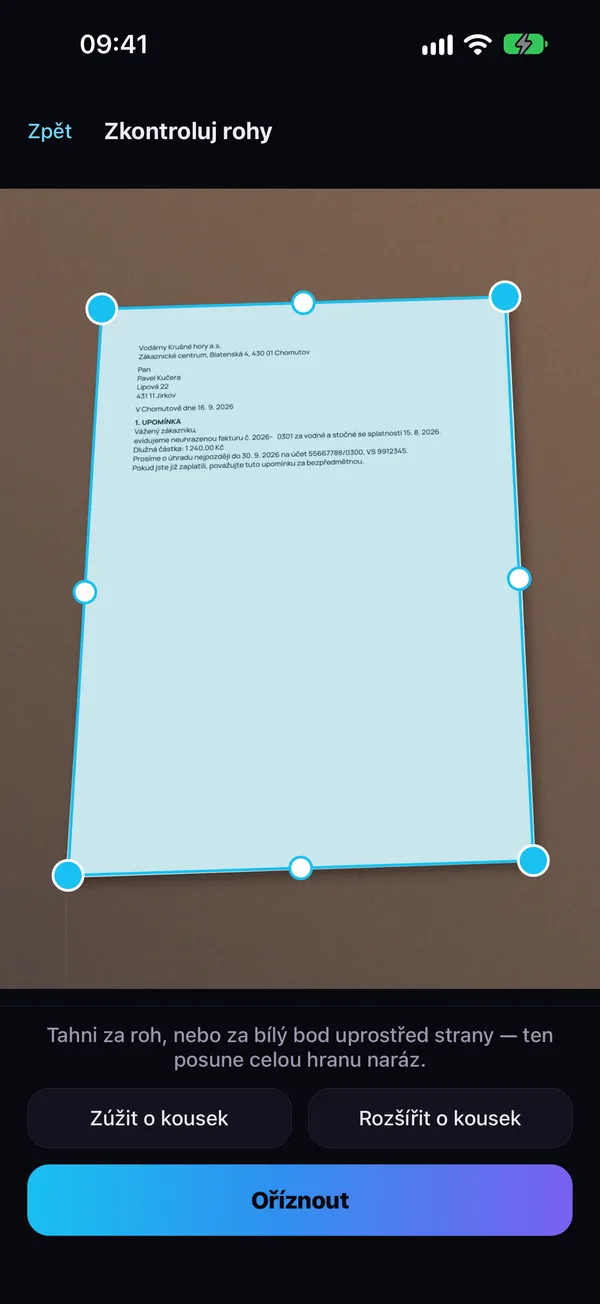 Čisté PDF i ze zmačkaného papíru