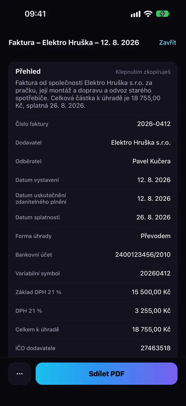 Název a přehled udělá za tebe